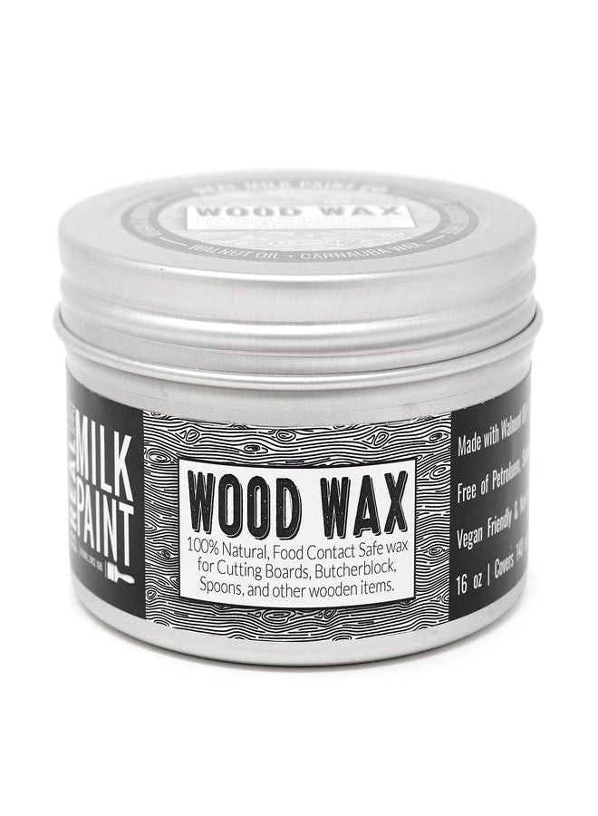 Real Milk Paint طلاء حليب حقيقي، شمع تشطيب للخشب، أثاث غير مطلي، ألواح تقطيع، ألواح جزار، صالح للطعام، نباتي، 16 أونصة - Image 1